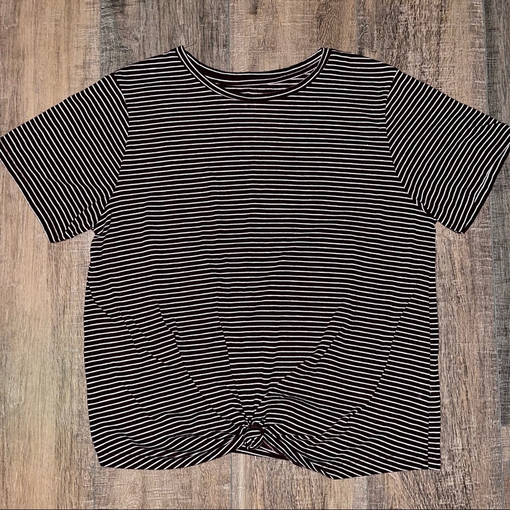 Charlotte Russe Striped T-Shirt.